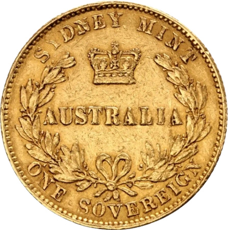 Suweren Australia Wiktoria Złota Moneta | 1855 - 1901