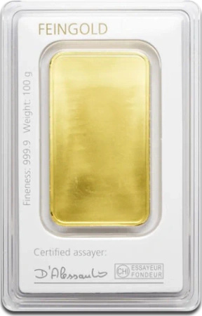 100g Gold Bar | Degussa