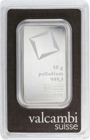 50g Sztabka Palladu | Valcambi