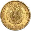 10 Marek Cesarz Niemiecki i Król Prus Wilhelm I Złota Moneta | 1873 -1888