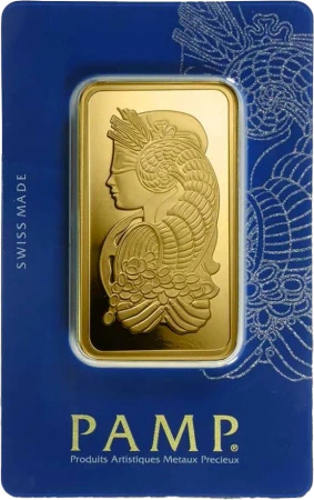 100g Złota Sztabka PAMP Fortuna