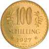 100 Szylingów Austriackich Złota Moneta | 1925 - 1934