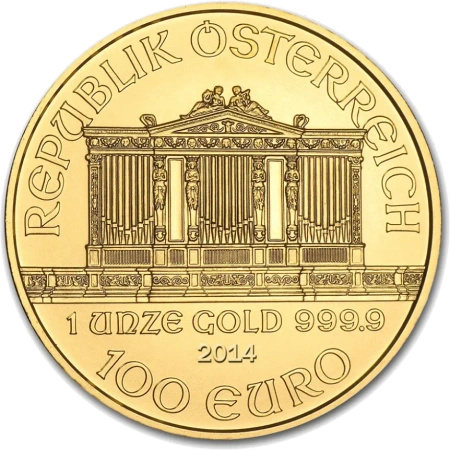 1 Uncja Filharmonicy Wiedeńscy Złota Moneta | Mieszane Roczniki | EUR