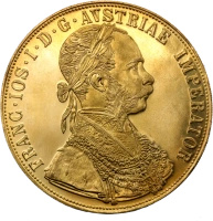 4 Dukaty Czworak Austria Złota Moneta | Nowe Bicie | Obiegowe