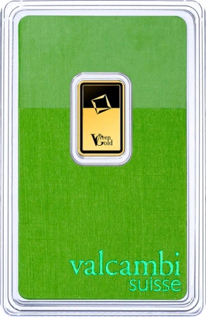 2,5g Złota Sztabka | Valcambi | Green Gold