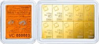 10 x 1/10 oz CombiBar® Złota Sztabka | Valcambi