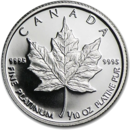 1/10 oz Maple Leaf | Platinum | mixed years