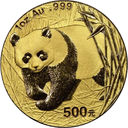 1 Uncja Chińska Panda Złota Moneta | 2001