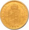 4 Forint 10 Francs Hungary | Gold | 1870 - 1892