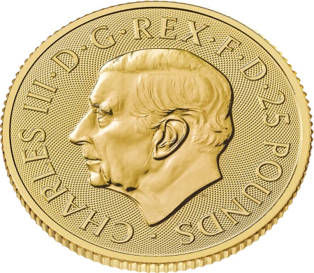 1/4 oz Brytyjski Lew Złota Moneta | 2025