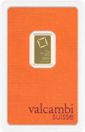 2,5g Złota Sztabka | Valcambi