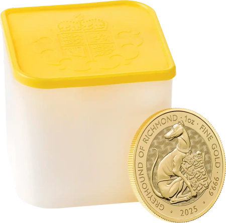 1 oz Tudor Beasts Greyhound of Richmond Złota Moneta | 2025