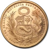 50 Soli Peru Złota Moneta