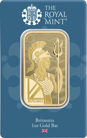 1 Uncja Britannia Sztabka Złota | Royal Mint