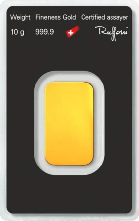 10g Sztabka złota | Argor-Heraeus