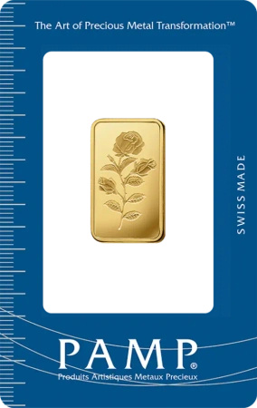 10g Złota Sztabka Róża | PAMP