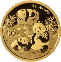 8g Chińska Panda Złota Moneta | 2025