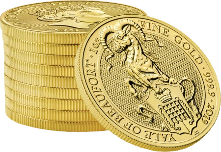 1 Uncja Bestie Królowej Yale of Beaufort Złota Moneta | 2019