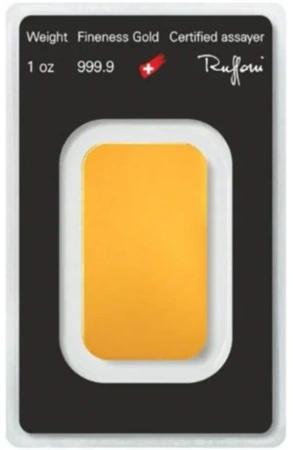 1 Uncja Sztabka Złota | Argor-Heraeus