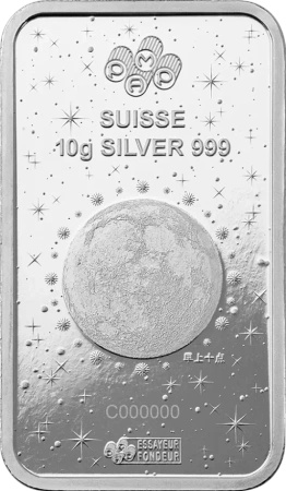 10g Legendarne Księżyce Biały Wąż Srebrny Sztabka | PAMP | 2025