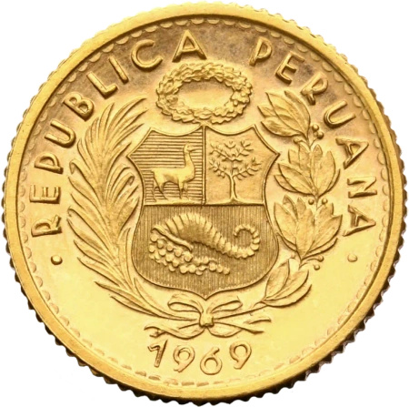 10 Peruvian Soles | Gold | mixed years