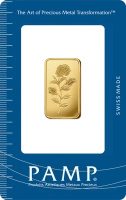 10g Złota Sztabka Róża | PAMP