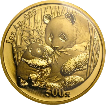 1 Uncja Chińska Panda Złota Moneta | 2005