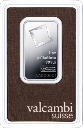 1 Uncja Sztabka Palladu | Valcambi