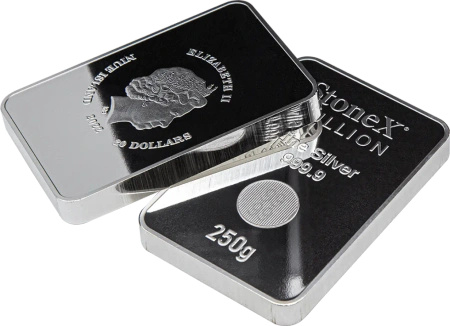 250g Srebrna Moneta Sztabka StoneX Bullion