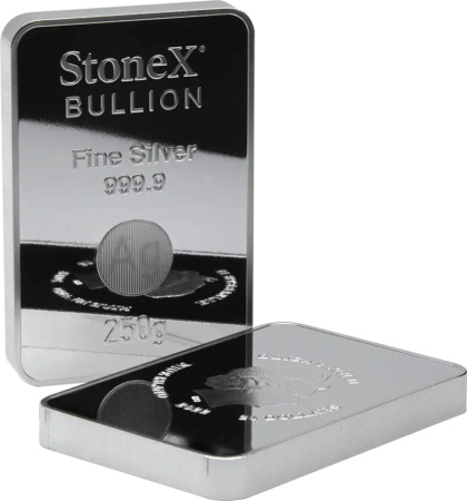 250g Srebrna Moneta Sztabka StoneX Bullion
