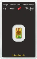 1g Sztabka złota | Argor-Heraeus | Kinebar