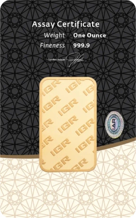 1 oz Złota Sztabka | Istanbul Gold Refinery
