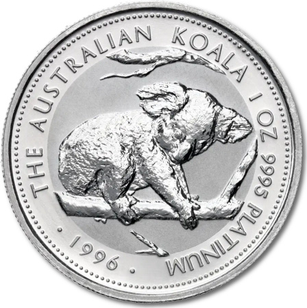 1 Uncja Koala Platynowa Moneta | Mieszane Roczniki