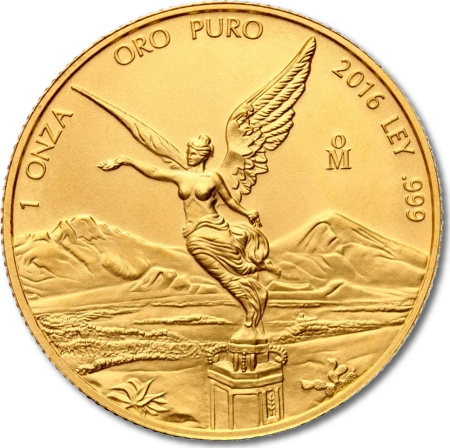 1 Uncja Meksyk Libertad Złota Moneta | Mieszane Roczniki