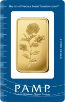 50g Złota Sztabka Róża | PAMP