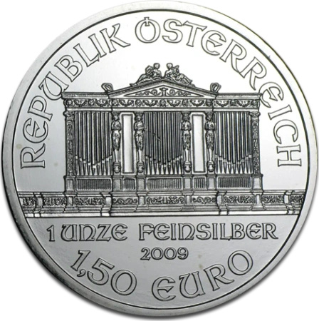 1 Uncja Filharmonicy Wiedeńscy Srebrna Moneta | Mieszane Roczniki