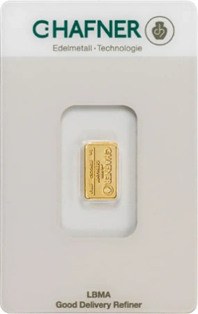 1g Złota Sztabka | C.Hafner