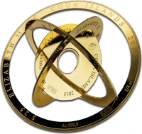 1 Uncja Wyspy Cooka Armilarna Złota Moneta Valcambi