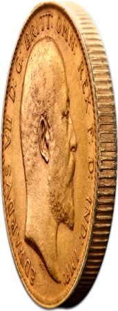 Suweren Edward VII Złota Moneta | 1902 - 1910