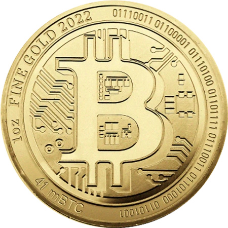 1 Uncja Złoty Bitcoin