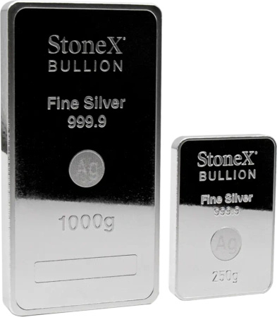 250g Srebrna Moneta Sztabka StoneX Bullion