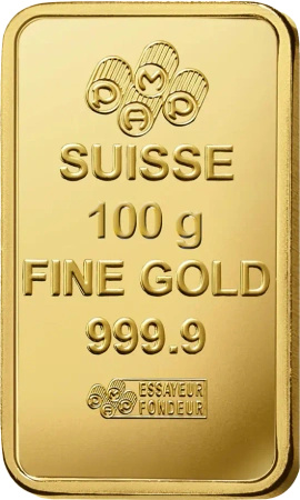 100g Złota Sztabka Róża | PAMP