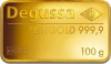 100g Gold Bar | Degussa