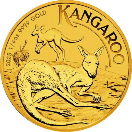 1/4 oz Australijski Kangur Złota Moneta | 2025