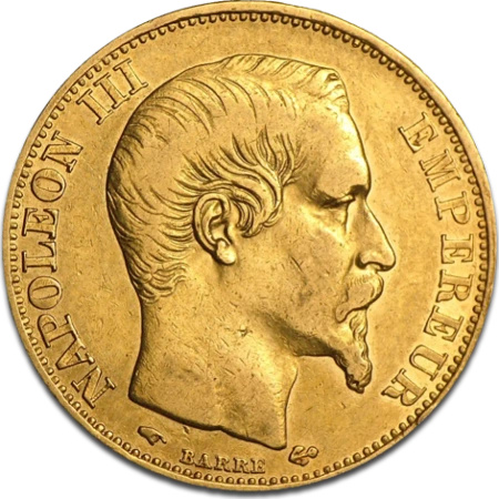 5 French Francs Napoleon III | Gold | 1854-1869