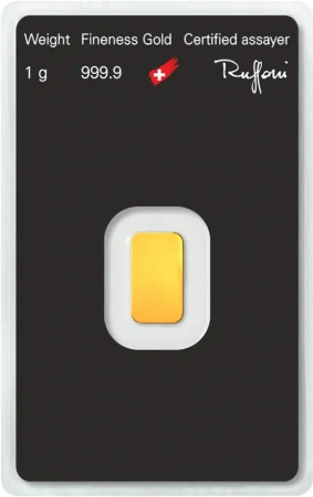 1g Złota Sztabka | Argor-Heraeus