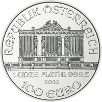 1 oz Filharmonicy Wiedeńscy Platynowa Moneta | 2025