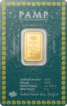 5g Złota Sztabka | PAMP | Diwali Lakshmi & Rangoli