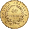 40 French Francs Napoleon I with Coronary | Gold | 1806-1812