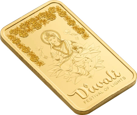 5g Złota Sztabka | PAMP | Diwali Lakshmi & Rangoli
